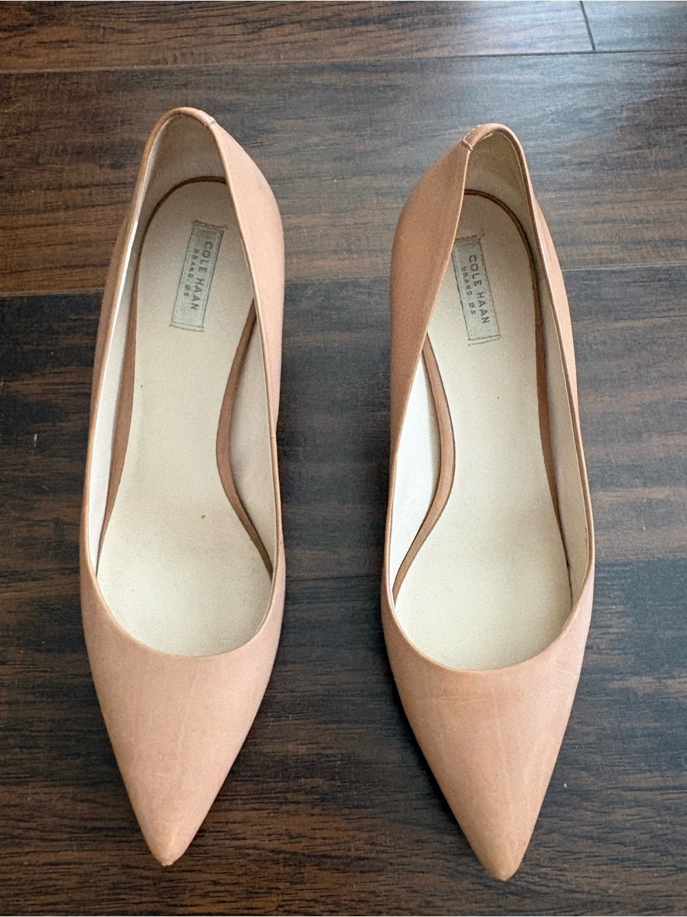 Cole Haan nude heels size 8